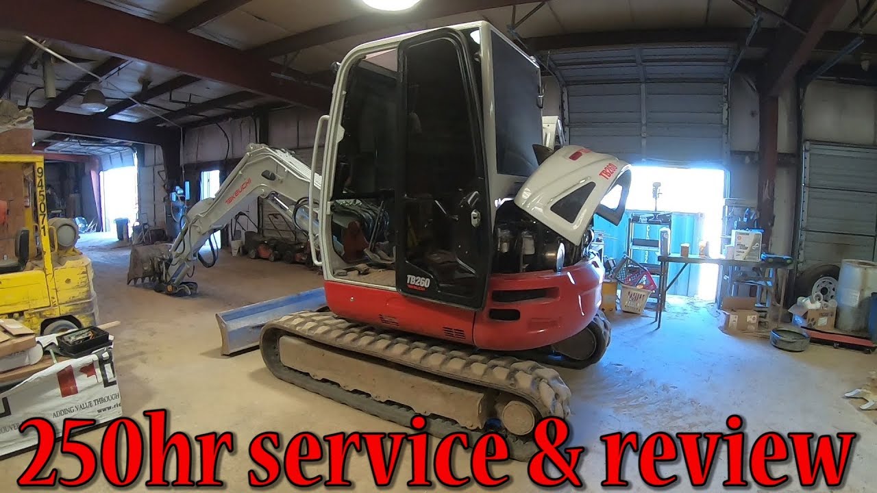 Takeuchi TB260 Review & 250hr Service