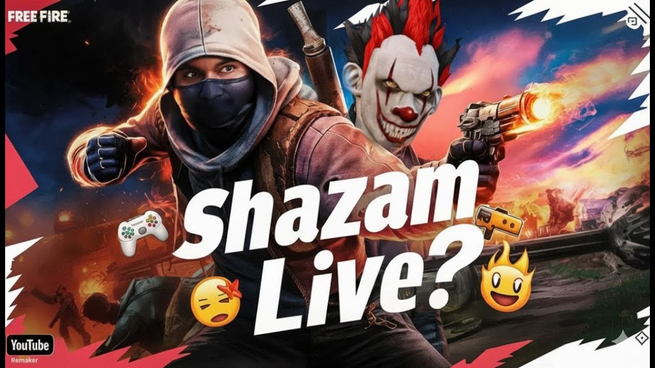 Free Fire Live with SHAZAM 💖 GUILD TEST ✌ custom g 🔥 Free Fire Live! #ff #nonstopgaming #