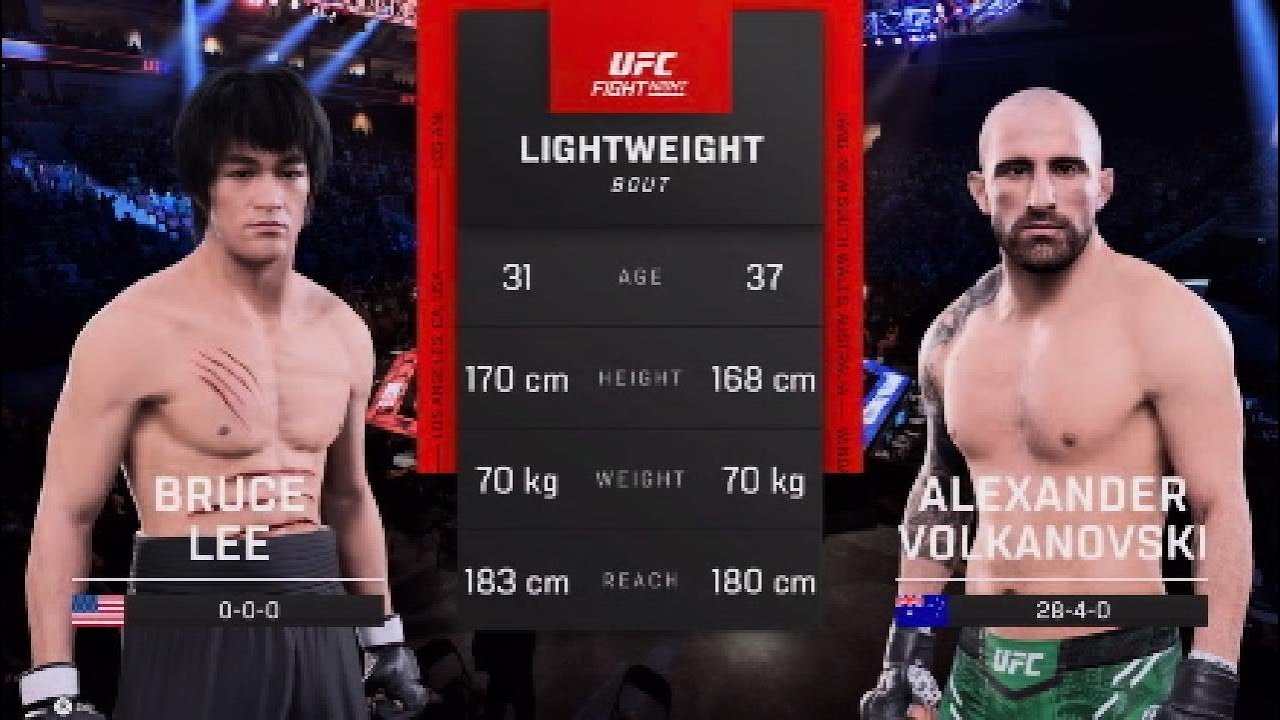 UFC 5: Bruce Lee VS. Alexander Volkanovski