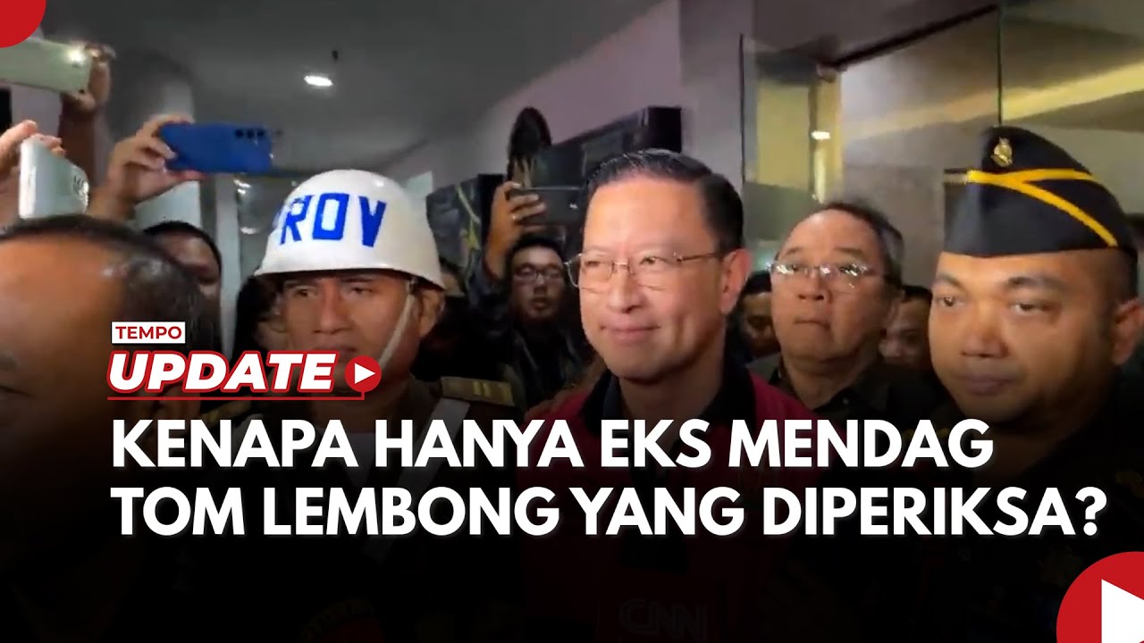 Tempo Eksplainer: Apa Dasar Penangkapan Tom Lembong?
