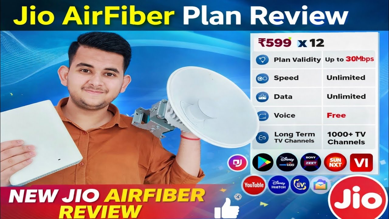2026 में Jio AirFiber Plus ₹599 Plan Unboxing & Installation | Complete Details