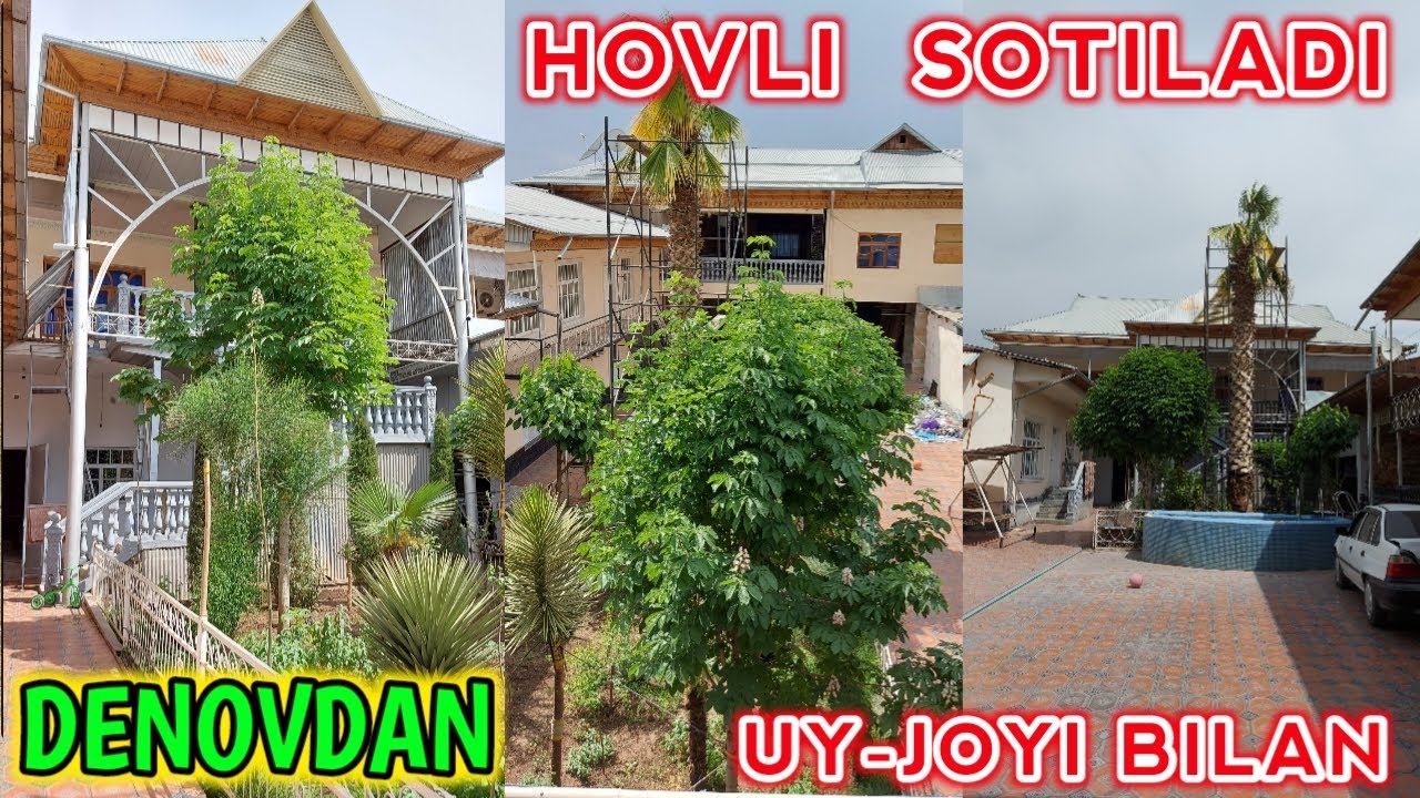HOVLI UY-JOY SOTILADI. DENOVDAN