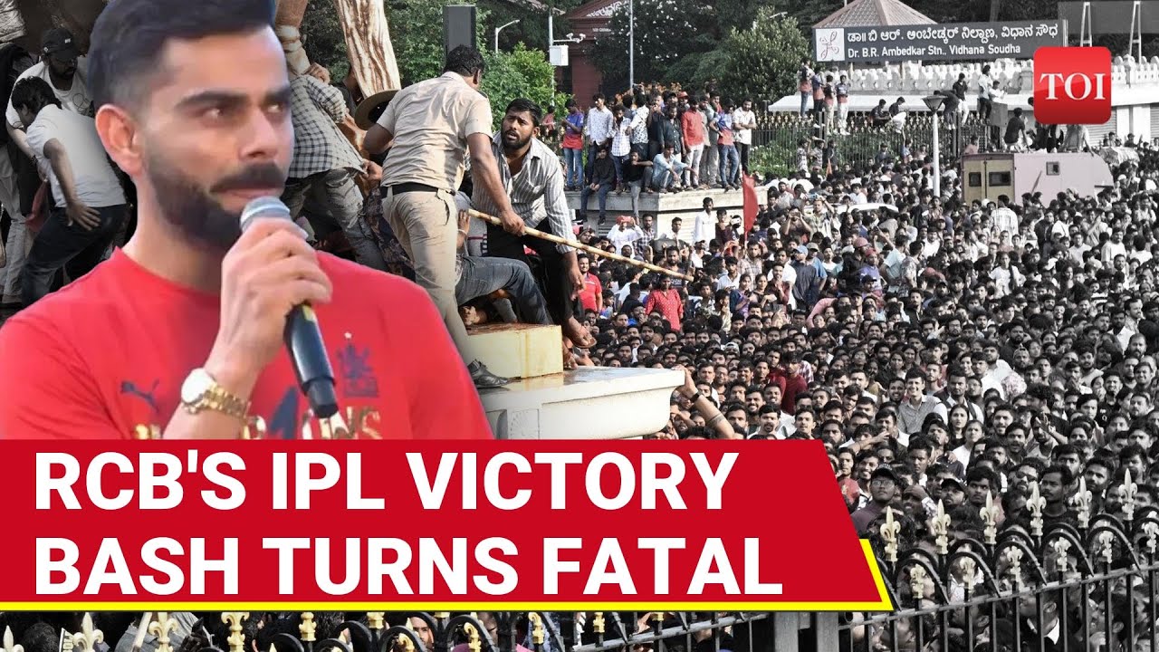 RCB Victory Parade Turns Into Nightmare; Fan Frenzy Outside Chinnaswamy Stadium Kills 7+ | Bengaluru