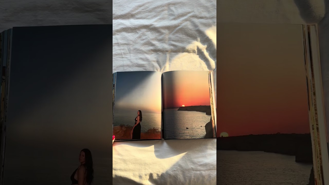 I made a coffee table book with photos from my recent vacation!