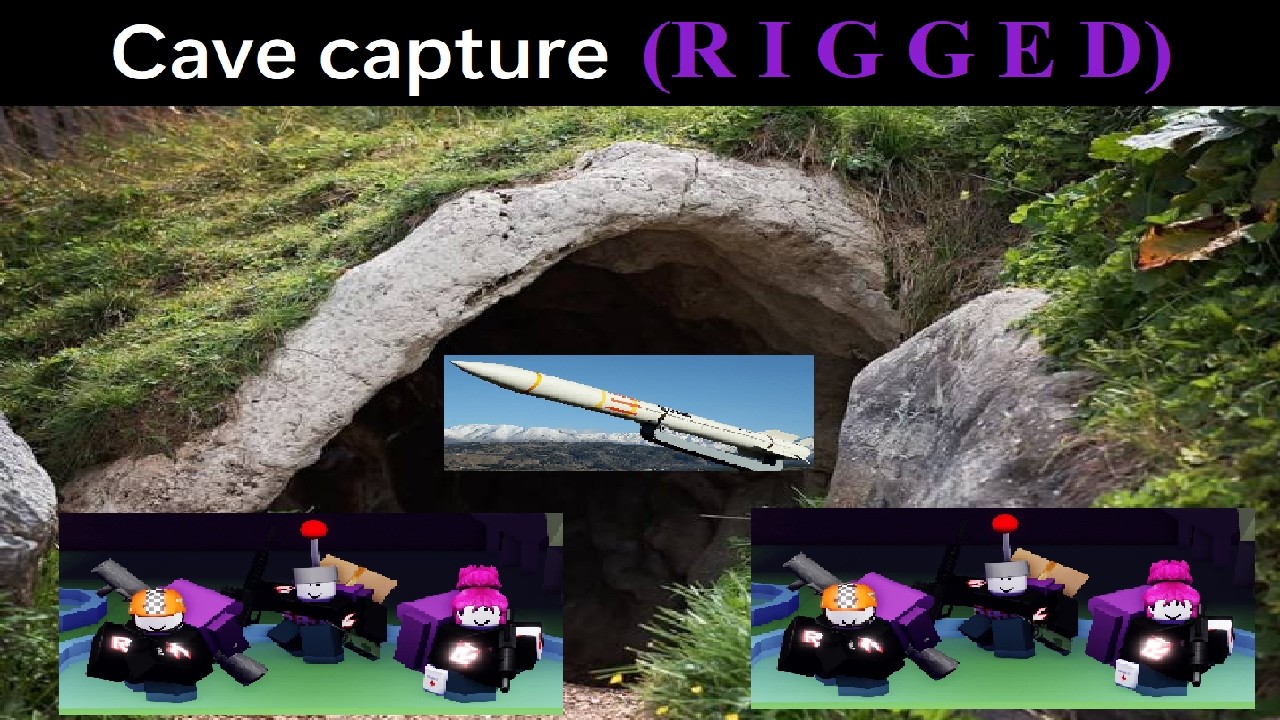 ROBLOXia Cave Capture - Rigged | Noobs in Combat