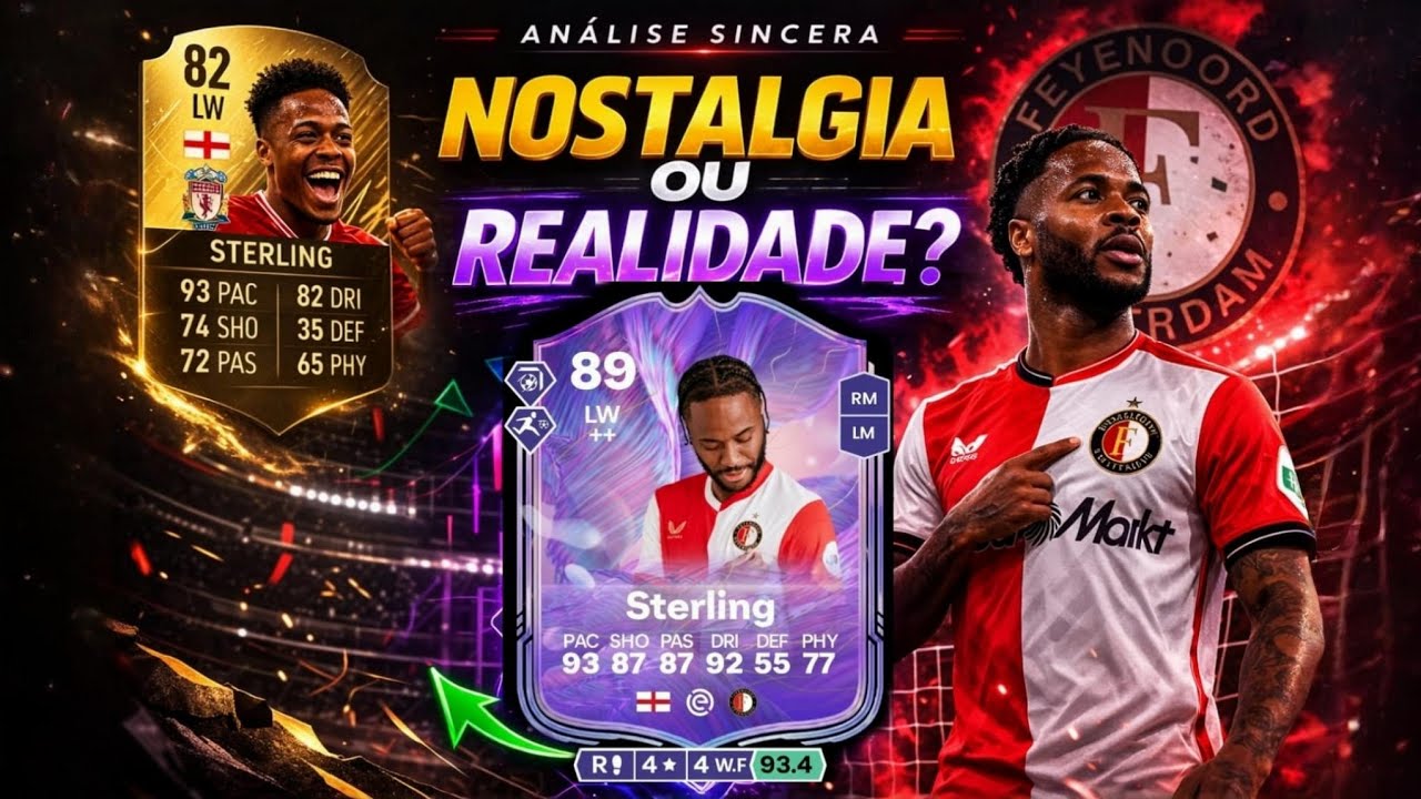 ⚽EA SPORTS FC 26⚽ Raheem Sterling FC Fantasy Vale a Pena ou é só Nostalgia?