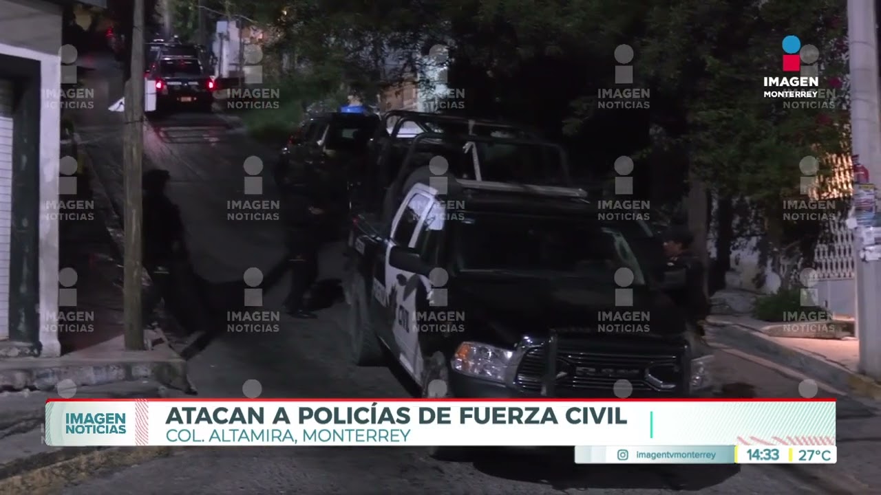 Atacan a balazos a Fuerza Civil en Monterrey | Noticias MTY segunda emisión