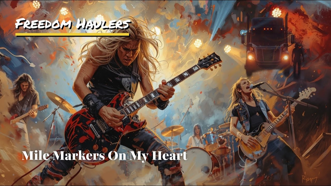 Mile Markers On My Heart - Soulful Rock Ballad with Raw Guitar Emotion #rockballads #rock #ballad
