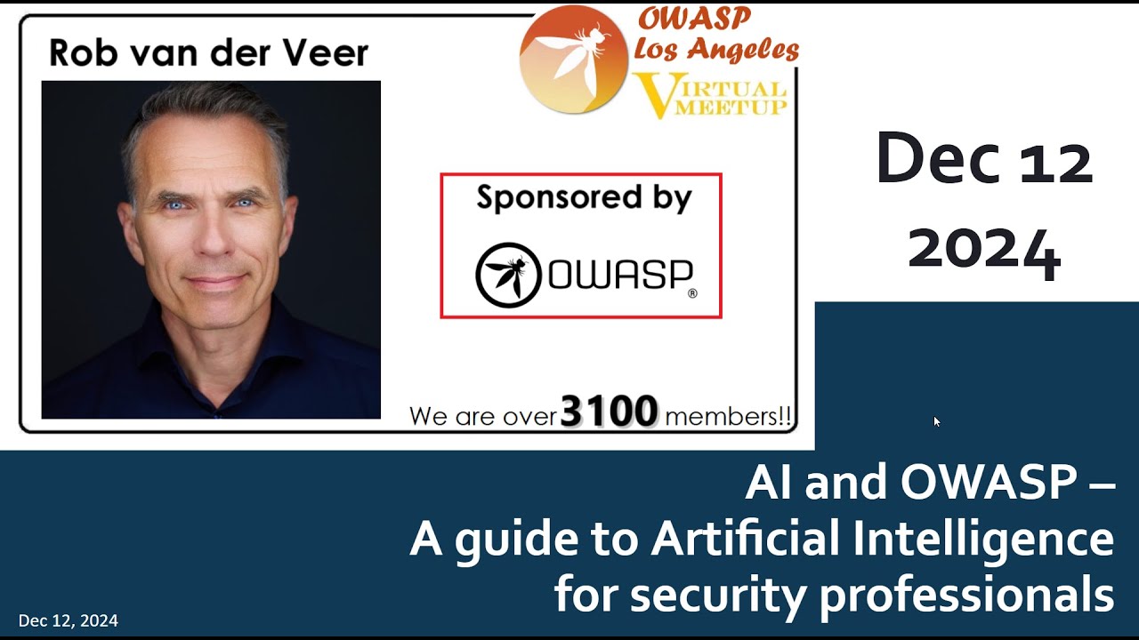 AI and OWASP – a guide to Artificial Intelligence for security professionals