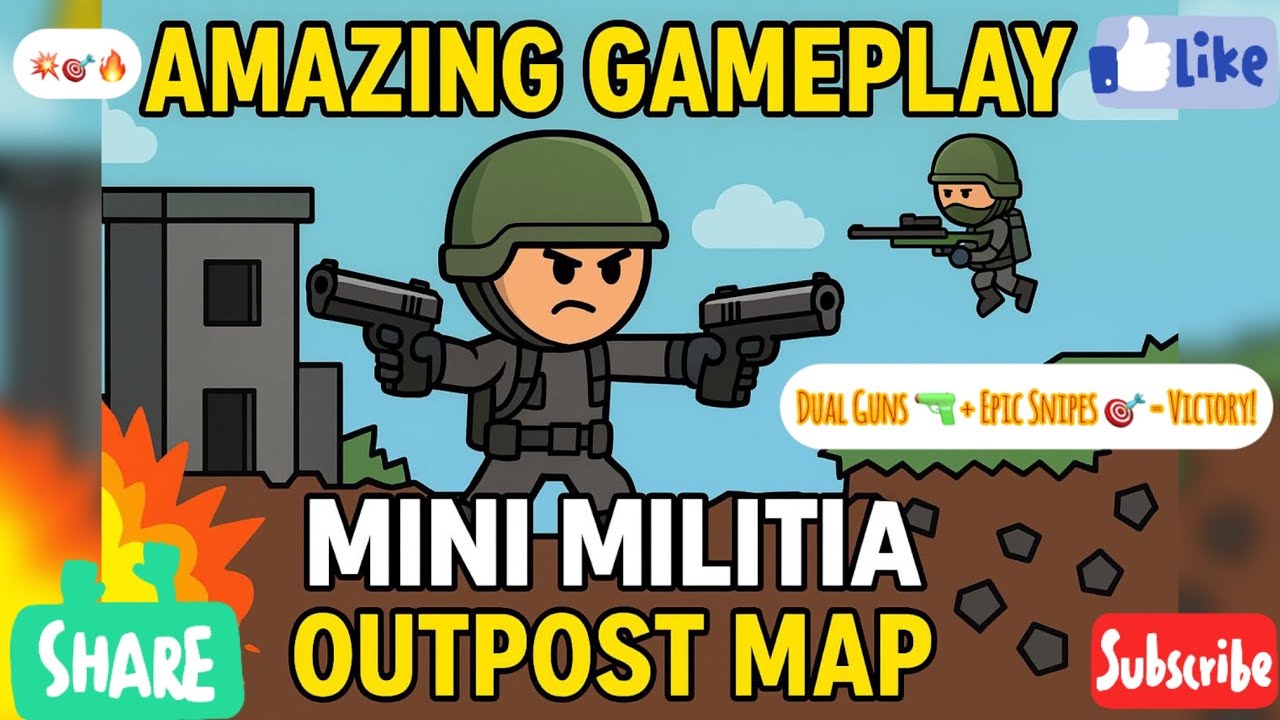 “Unstoppable Mayhem: Dual Guns & Snipes on Outpost!