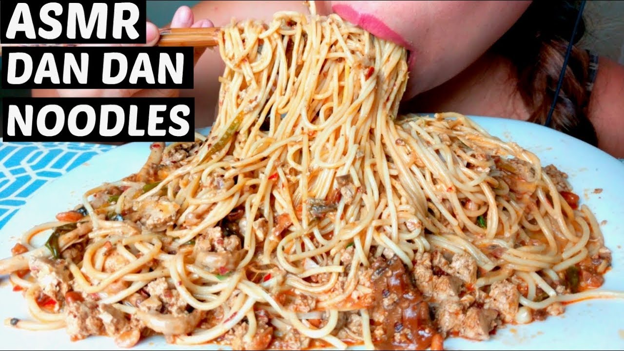 *No Talking* ASMR Chinese Dan Dan Noodles (+recipe) Mukbang 먹방 Chinese Food Mukbang suellASMR