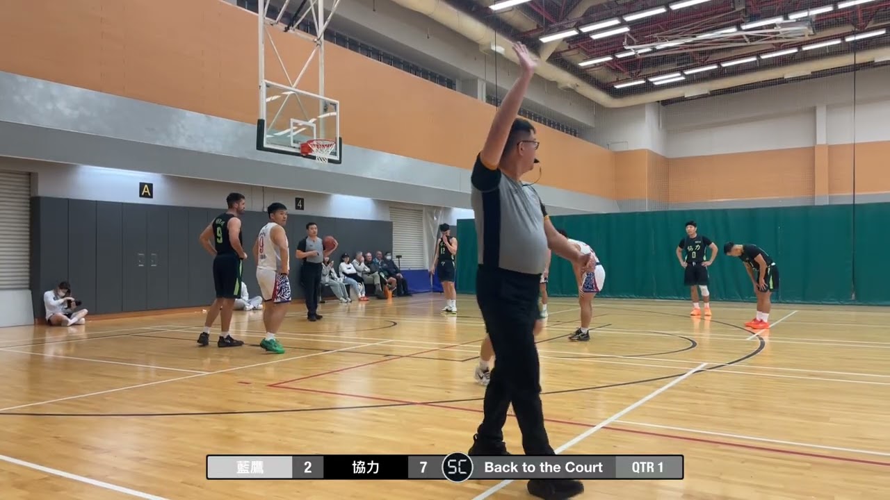 2026-01-10 男乙聯賽 藍鷹￼(白) vs 協力(黑) Q1