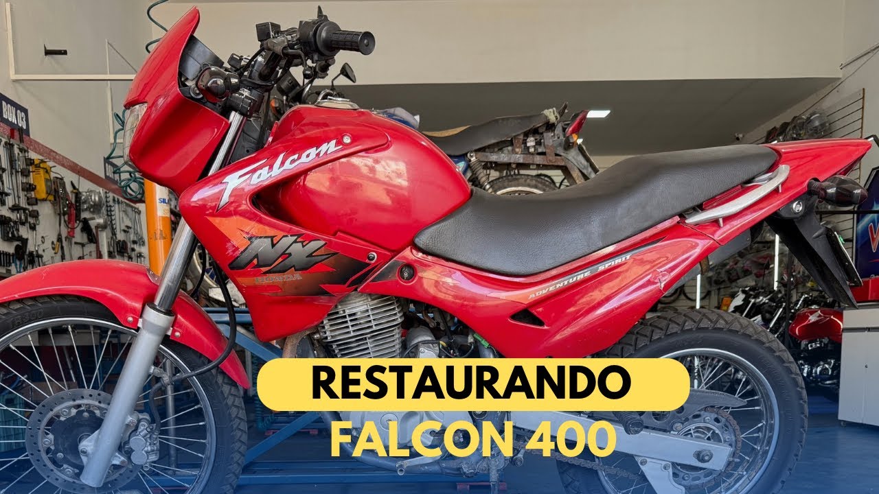 Restauração detalhada da Falcon 400 