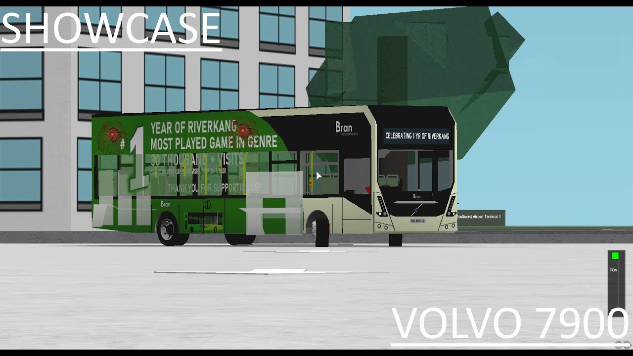 [Riverkang Showcase] Volvo 7900 With 1 year anniversary advertisment showcase