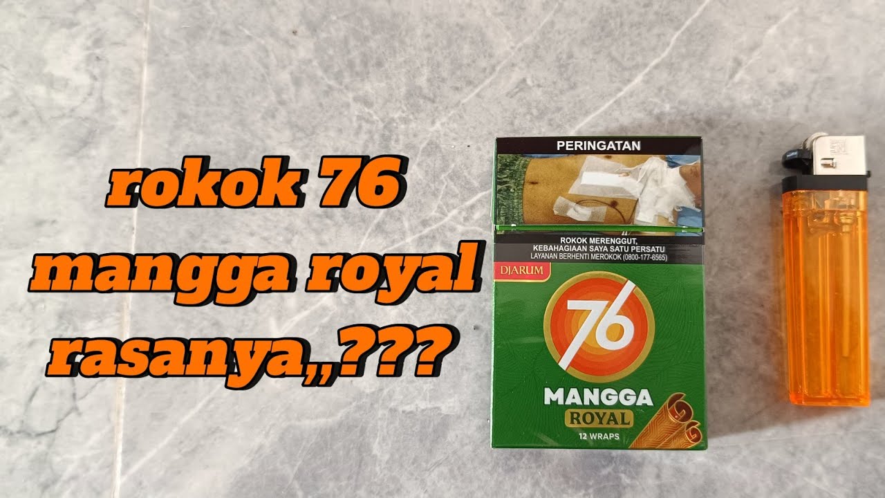 Review Rokok Djarum 76 Mangga Royal || Rokok Kretek Rasa Mangga || #djarumkudus 