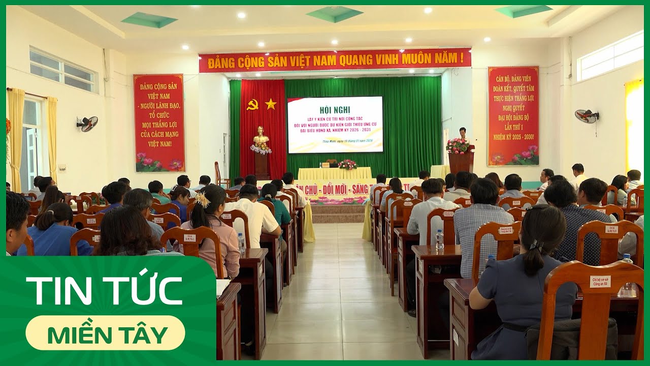Tháp Mười: Lấy ý kiến cử tri nơi công tác người ứng cử Đại biểu HĐND | THDT