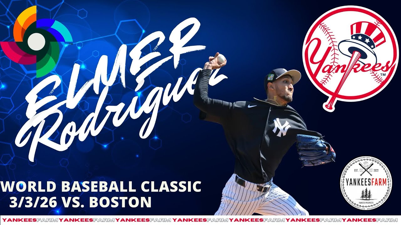 Elmer Rodríguez Vs. Red Sox 3/3/26  (World Baseball Classic 2026) 