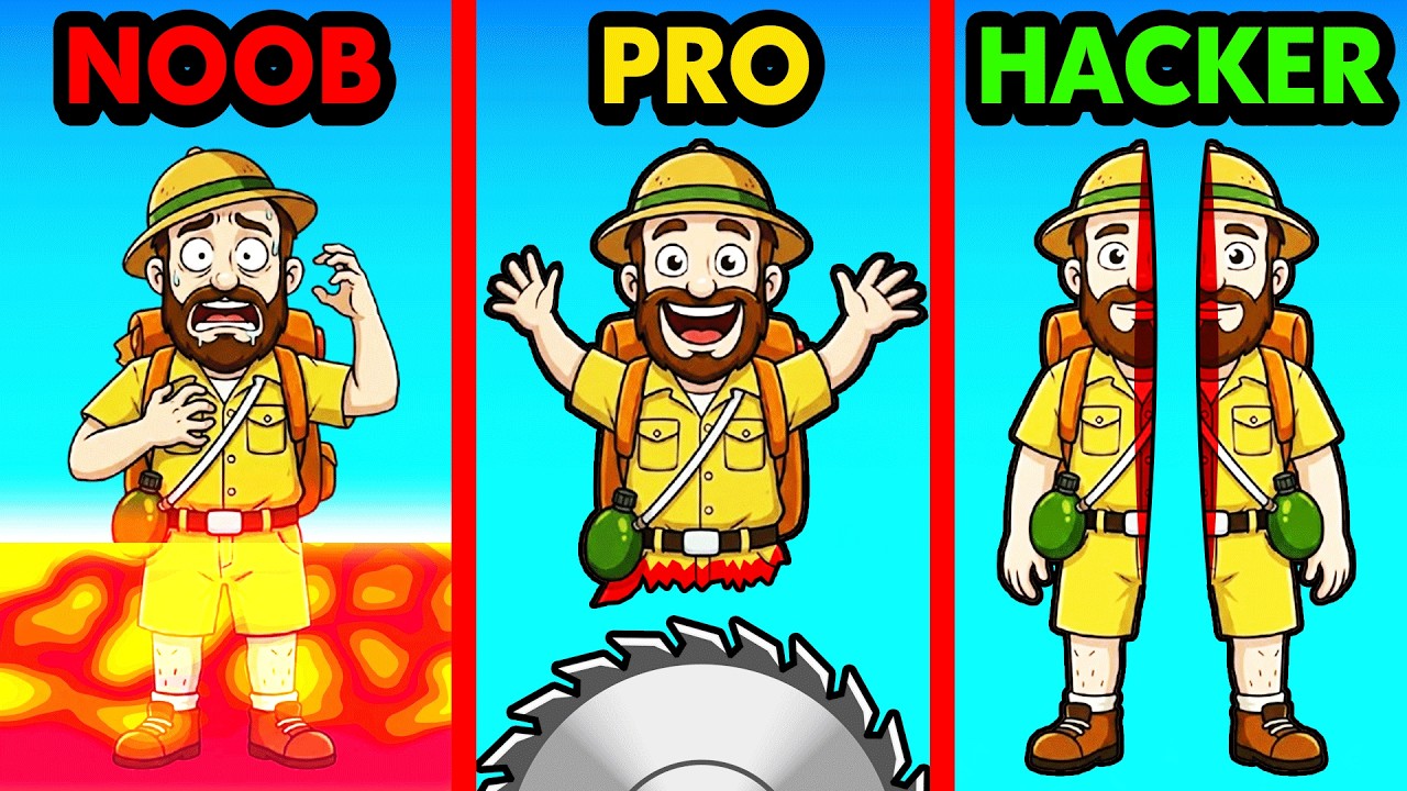 NOOB vs PRO vs HACKER Pull Him Out