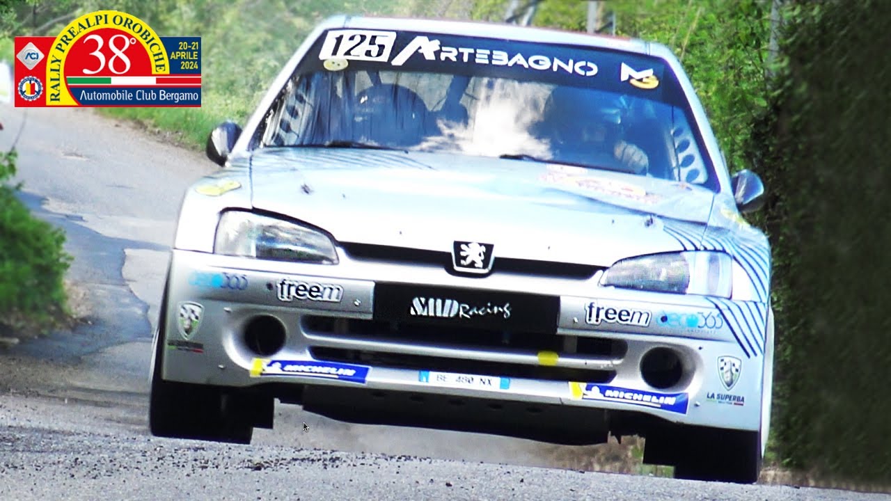38° Rally Prealpi Orobiche 2024 Qualcuno la Prende in 4° PIENA - PS Albino