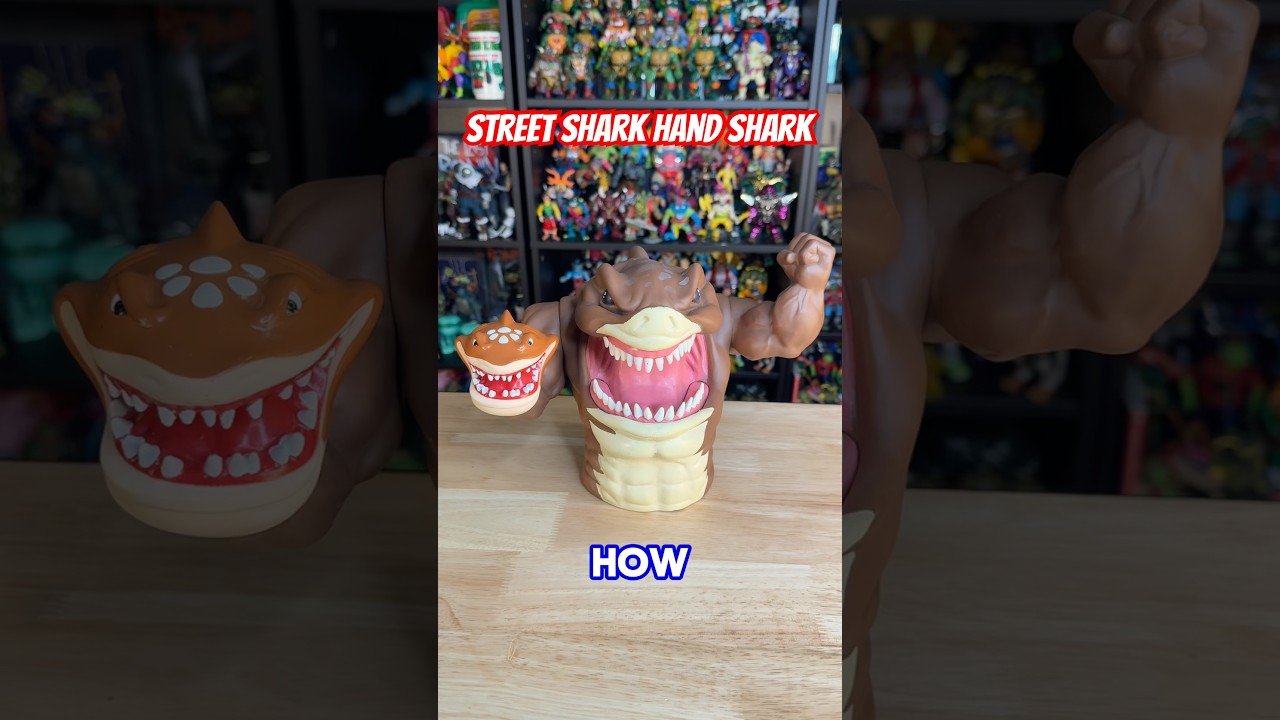 HANDSHARKS!🦈 Street Sharks Hand Shark Big Slammu! #toys #streetsharks #tmnt #collection #nostalgia
