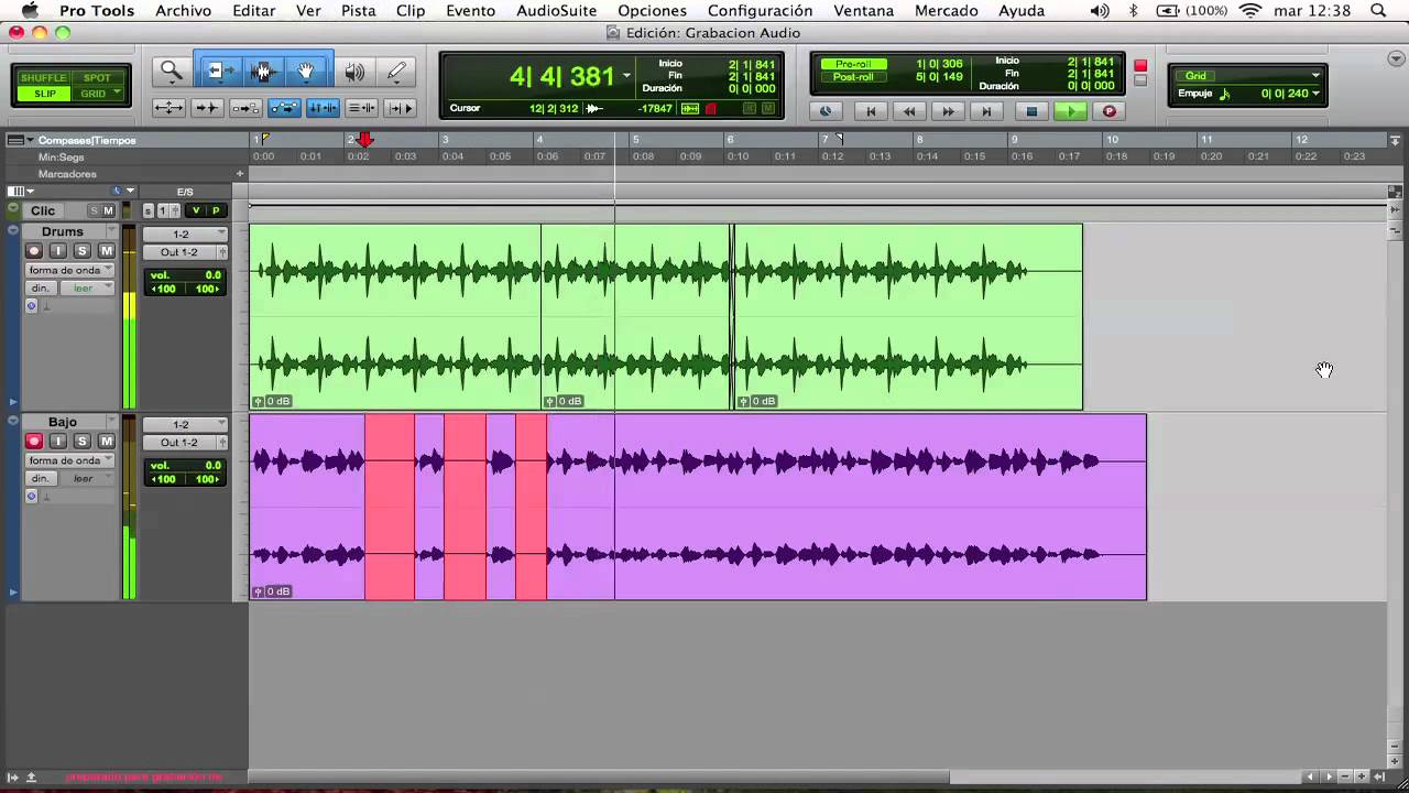 Tutoriales Pro Tools 10- Opciones de QuickPunch