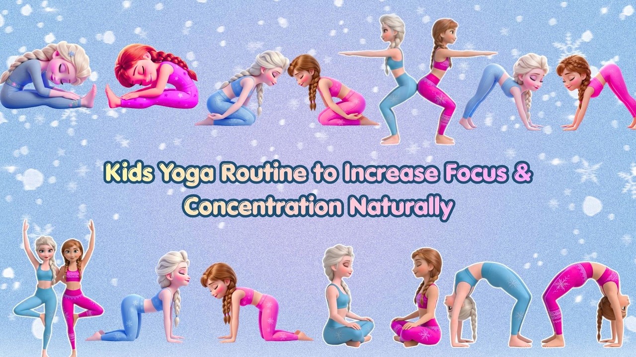 Kids Yoga Routine to Increase Focus & Concentration Naturally | Calm Mind & Brain Boost