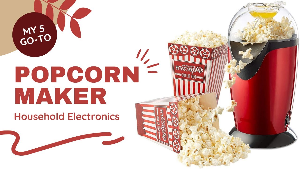 Popcorn Maker 😍 Popcorn Maker Making Machine Automatic Popcorn Machine For Home