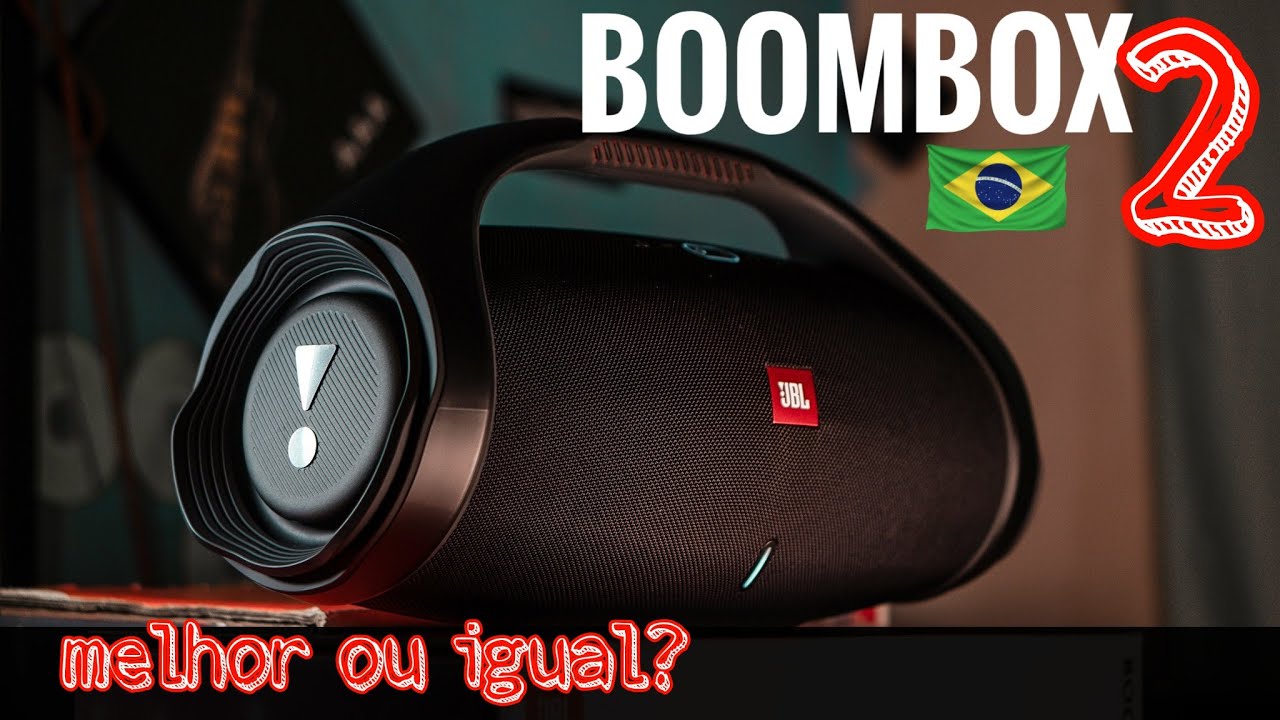 JBL Boombox 2 - UNBOXING  E PRIMEIRAS IMPRESSÕES ( PORT-BR )