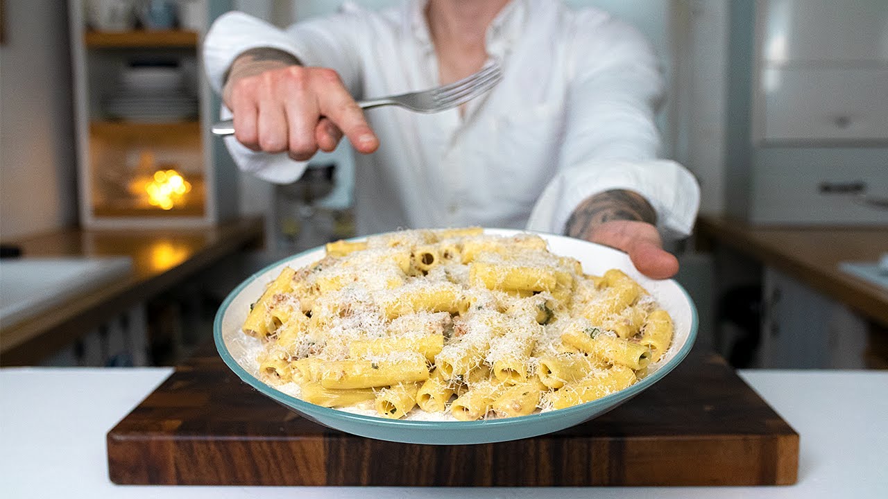 This Pasta Dish is SERIOUSLY Delicious | Sausage & Sage Cream Tortaligoni