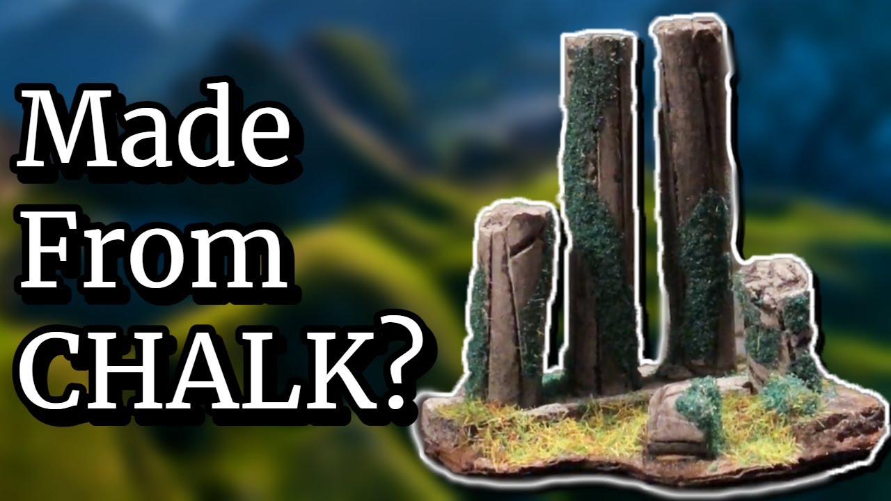 How To Make Ruined Pillar Terrain For D&D (Or Other Tabletop Games)