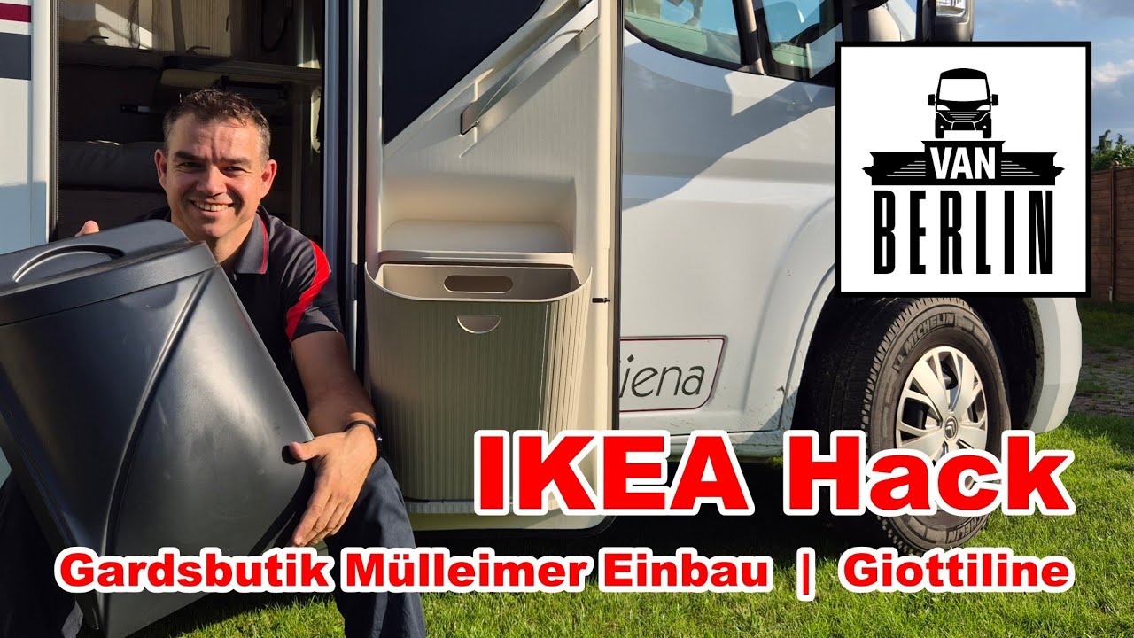 IKEA Hack | 20 € Mülleimer GÅRDSBUTIK im Giottiline einbauen | Aufbautür optimieren | Gardsbutik