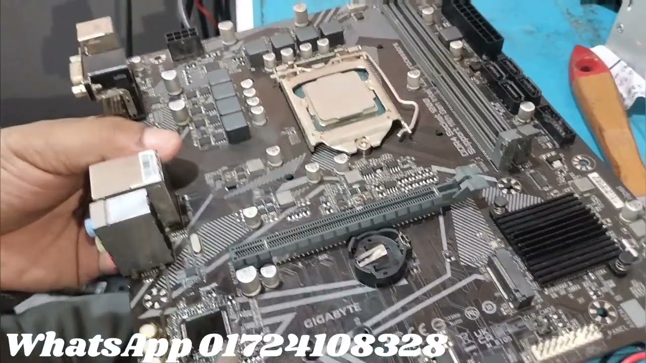 How To Repair No Power Motherboard Gigabyte H510M - H 