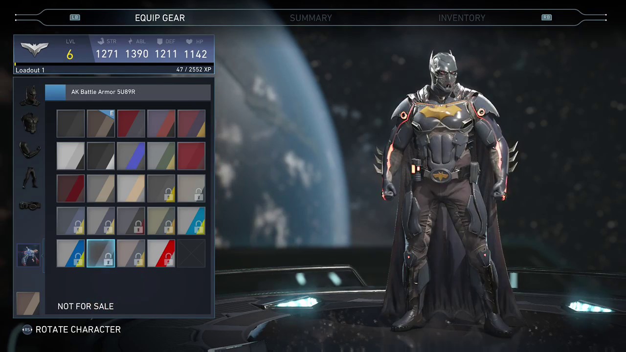 INJUSTICE 2 - Batman & Flash EPIC Gear Set All Skins