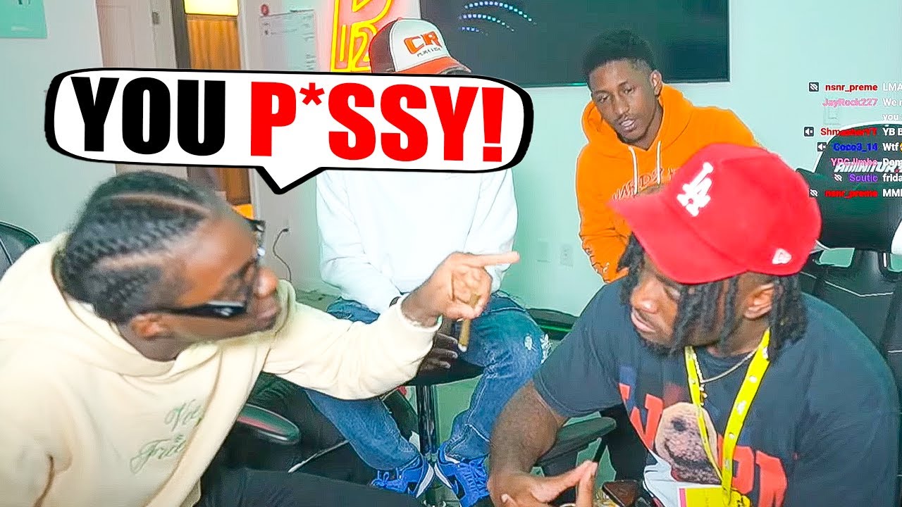 HOOD Rapper PRESSES P2 *LIVE* On Stream (embarrassing)