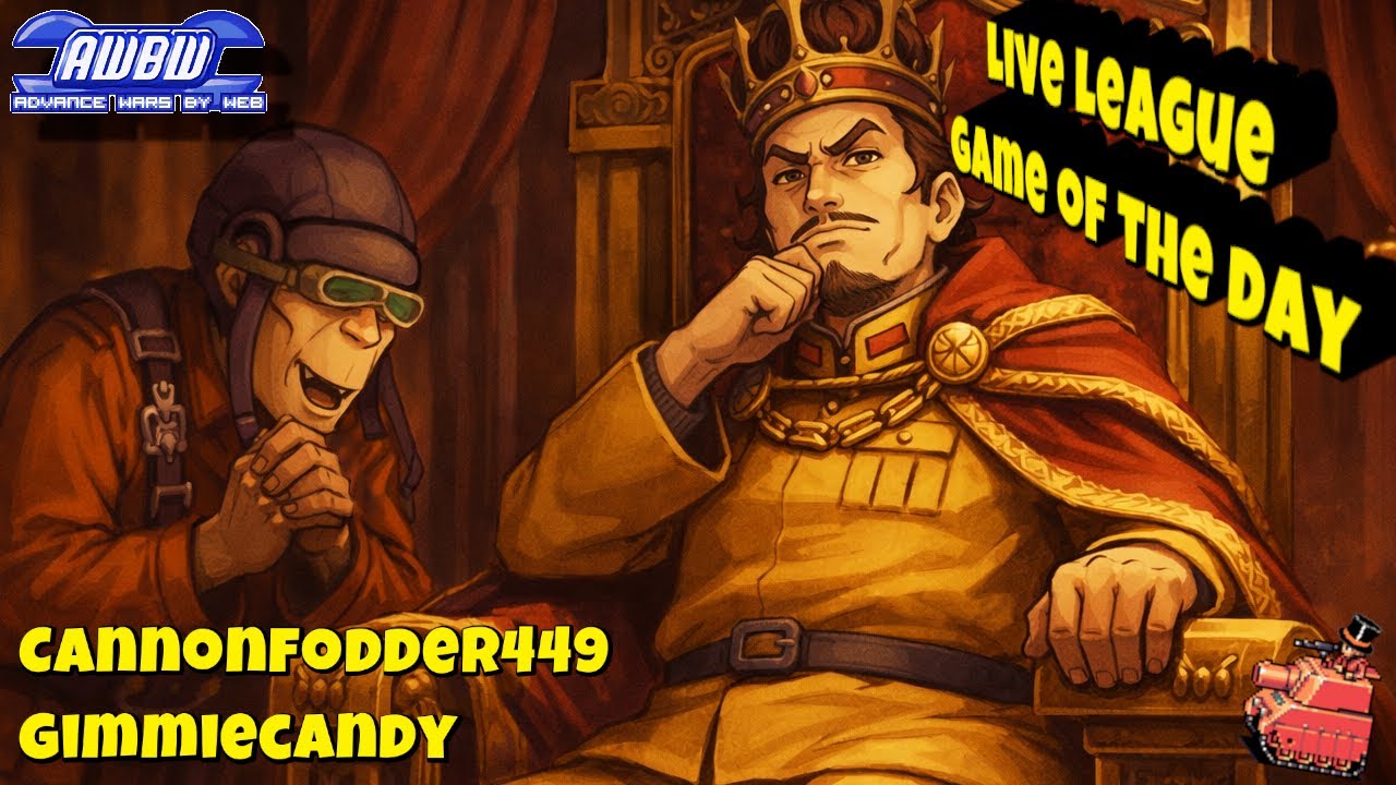 AWBW Live Game of the day - Ep. 241 - cannonfodder449 vs gimmiecandy