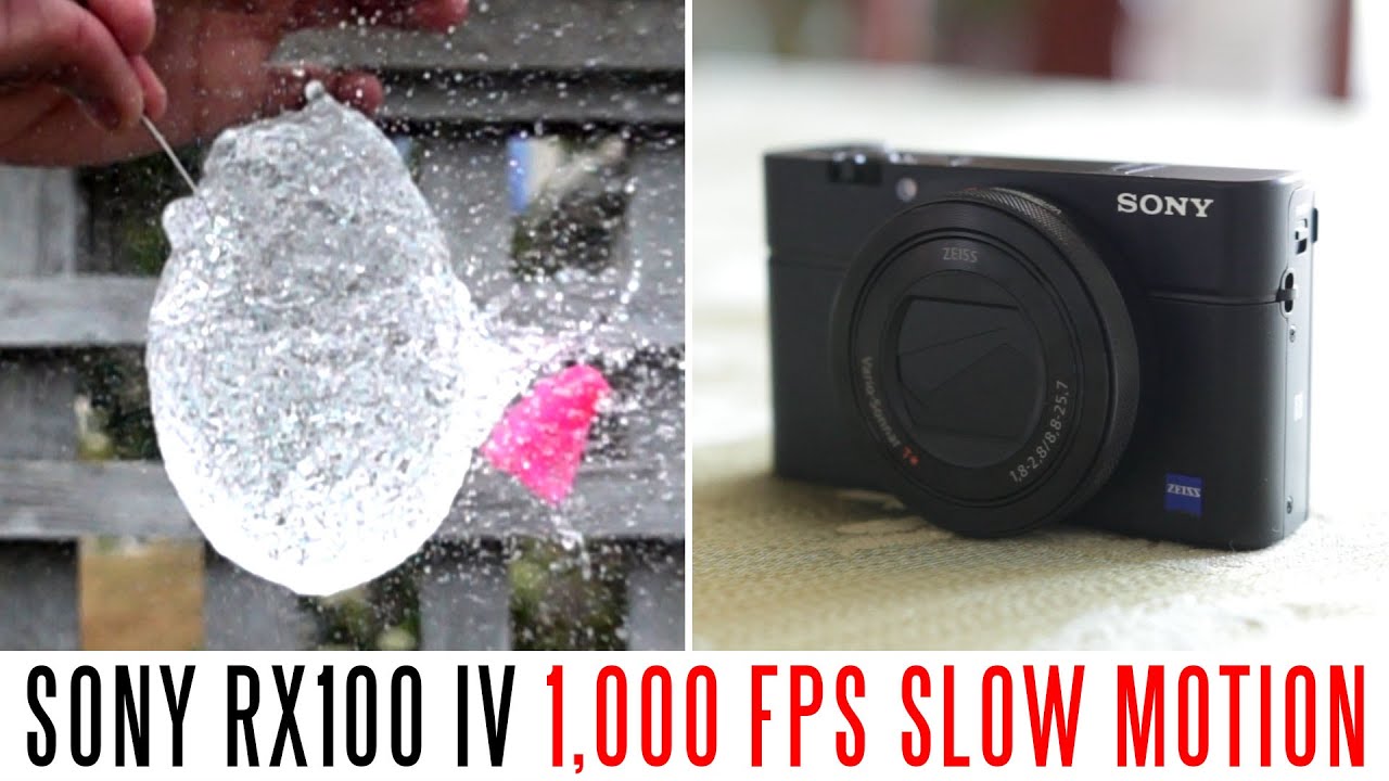 Sony RX100 IV Full HD 1,000 FPS Slow Motion Test