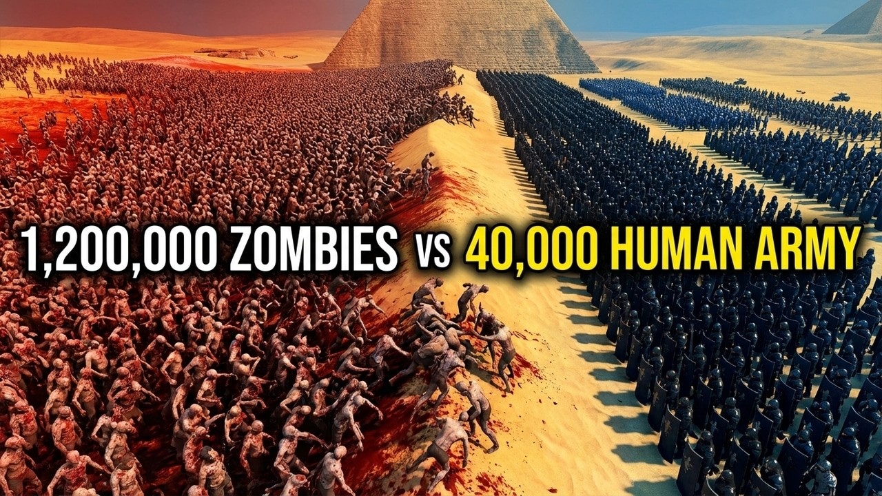 1,200,000 Zombies vs Knights & Rangers - UEBS 2