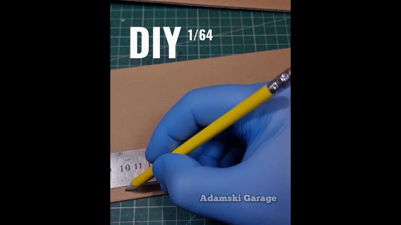How to build Race Track Pit Lane Garages 1:64 #shorts