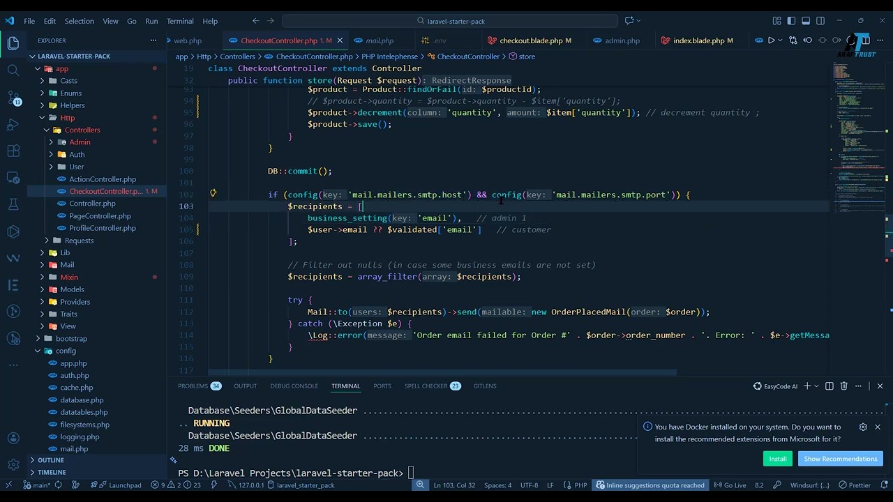 Send Mail Laravel Project using Mailpit | NexXoom
