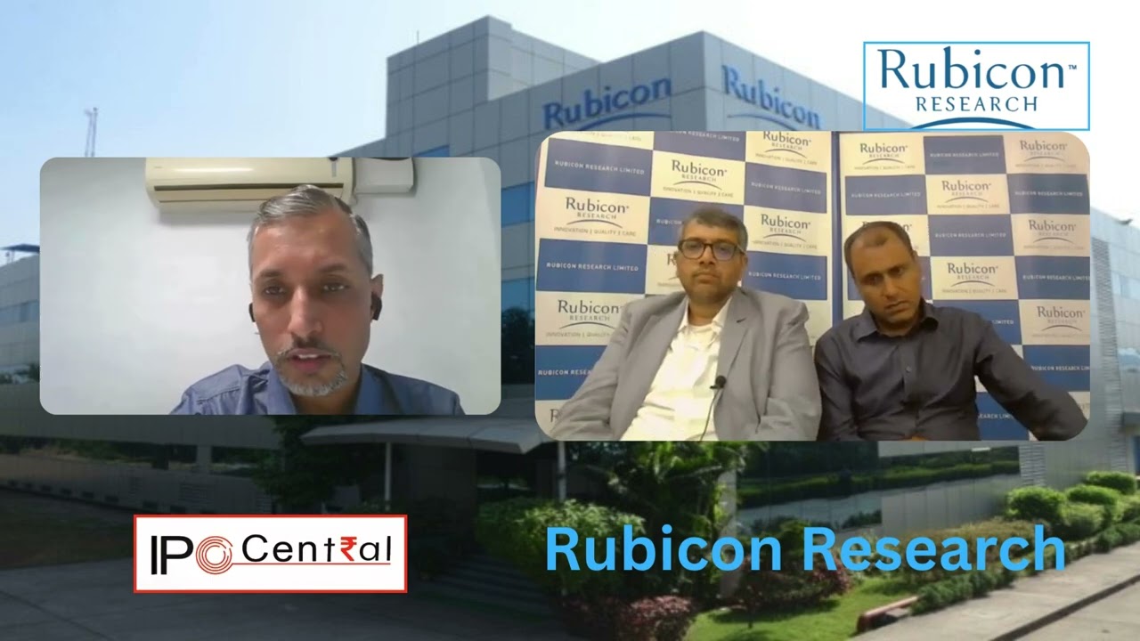 IPO interview with Rubicon Research CEO Mr. Parag Sancheti and CFO Mr. Nitin Jajodia