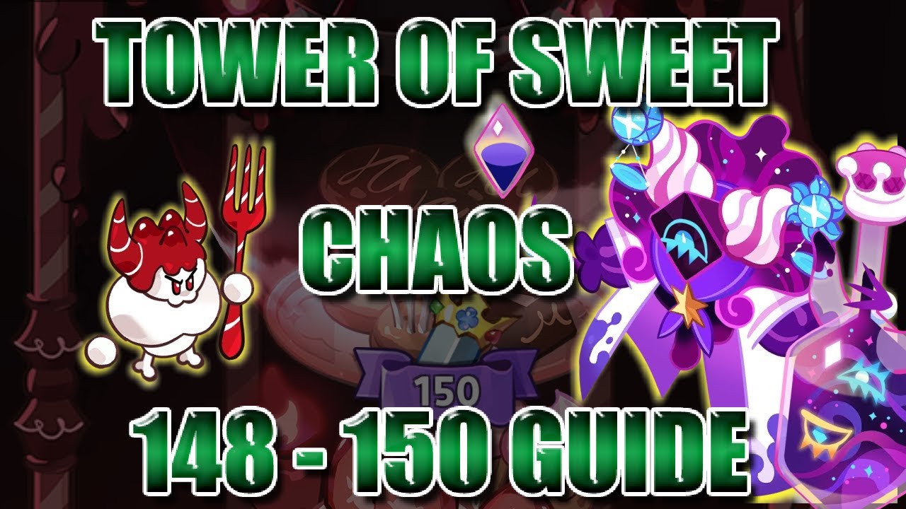 Tower Of Sweet Choas 148-150 Tray Guide | Cookie Run Kingdom (CRK)