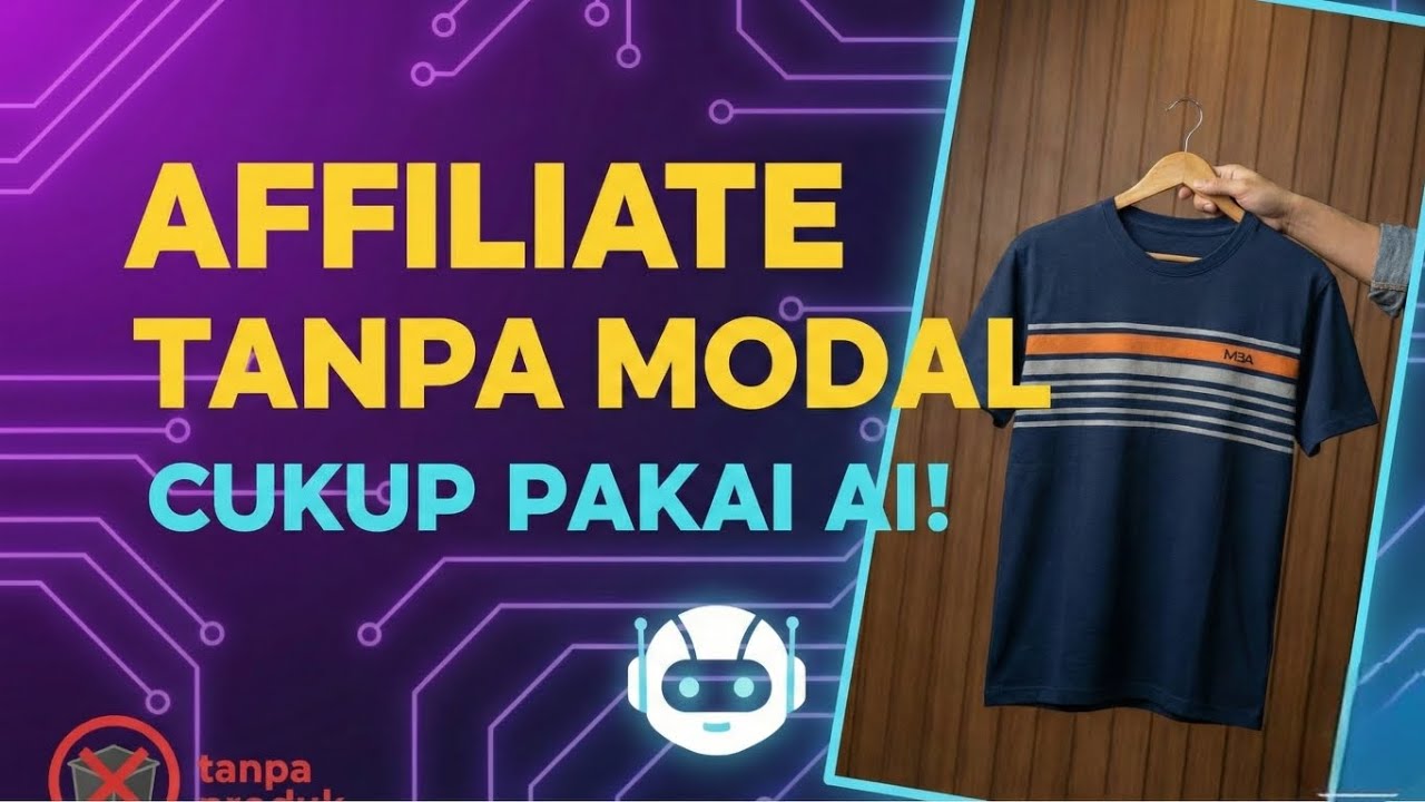 🔴CUMA MODAL SCREENSHOT! 😱 Cara Bikin Konten Affiliate Baju Tanpa Sampel Produk (Pakai 3 AI Canggih)