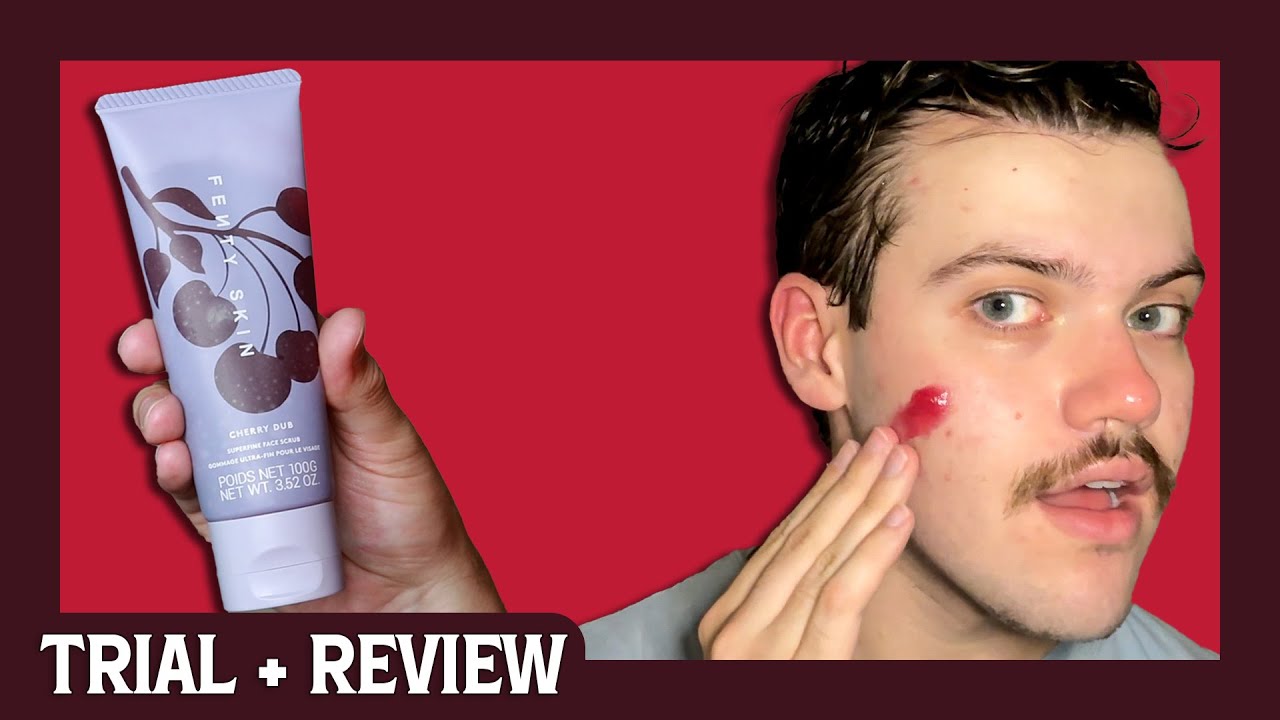 fenty skin cherry dub superfine daily cleansing face scrub | trial + review