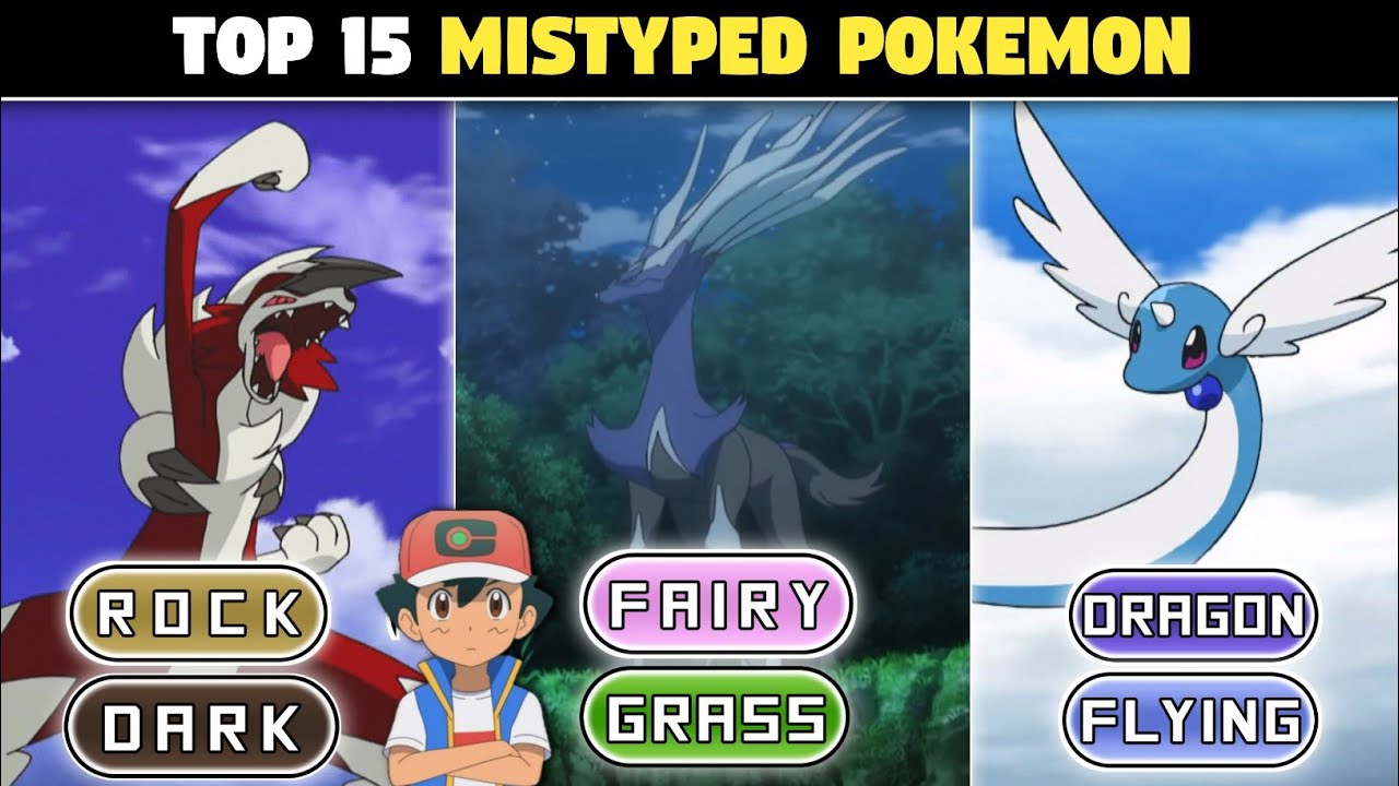 Top 20 Pokemon Typings That Makes No Sense | Top 20 Mistyped Pokemon | Mistake In Pokemon Types |