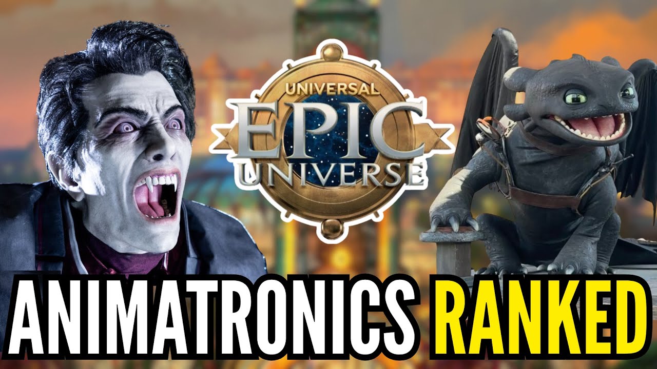 Топ-10 аниматроников из Epic Universe!