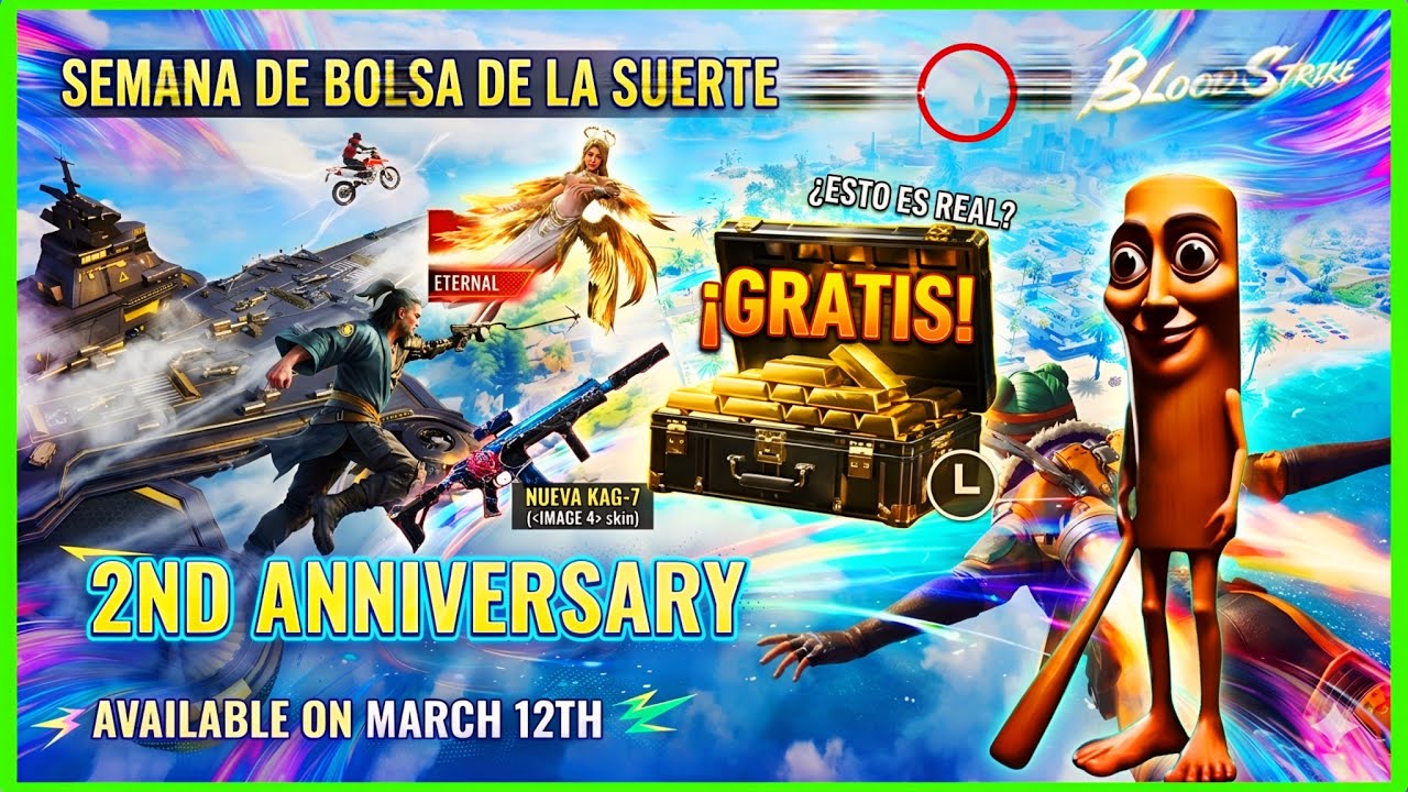 ¡ORO GRATIS Y MÁS! 😱 Cómo conseguir la Nueva Bolsa de la Suerte en Blood Strike