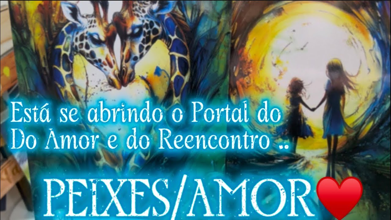 ♓️PEIXES/AMOR♥️🫣UM CICLO DIFÍCIL CHEGA AO FIM, PARA-O PORTAL DA, DO AMOR E DO REENCONTRO ACONTECER 