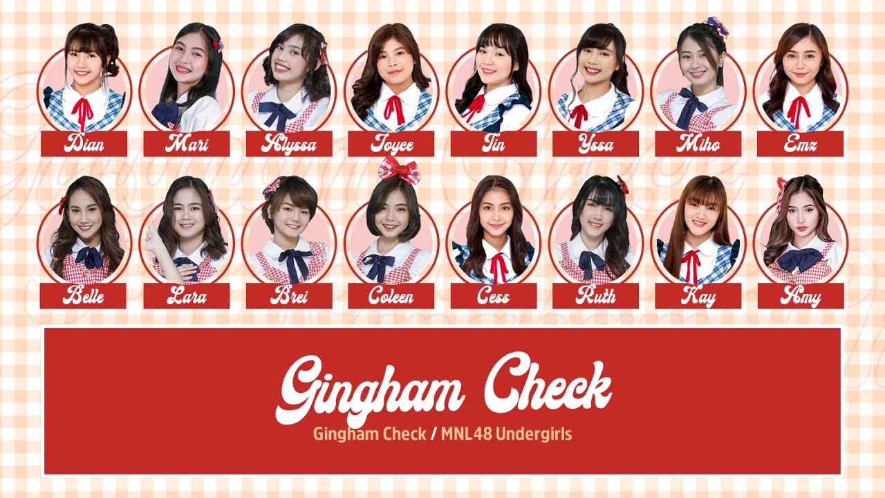 MNL48 – Gingham Check [Color Coded Lyrics TG/BY/EN]