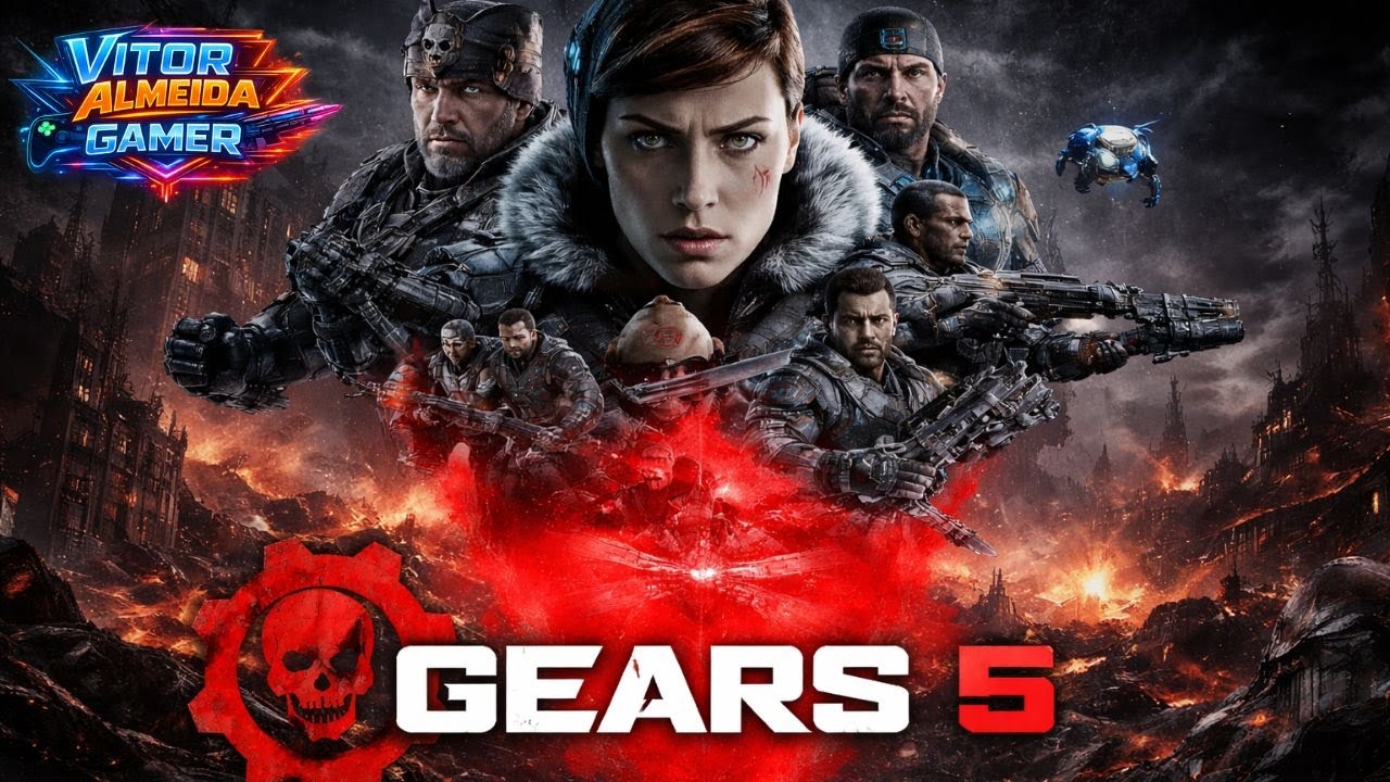GEARS 5: A GUERRA COMEÇOU! Gameplay Insana em Sera 🔥  #Gears5 #VitorAlmeidaGamer