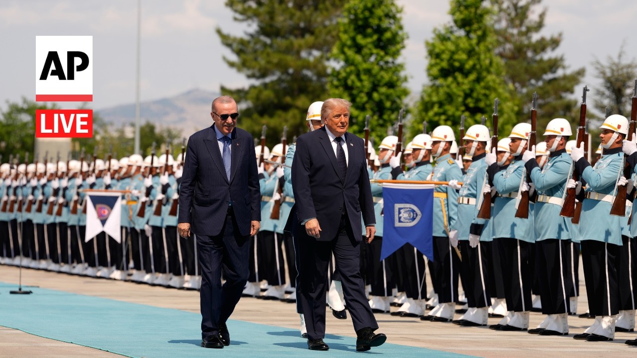 LIVE: Trump attends welcome ceremony in Turkey ahead of NATO summit